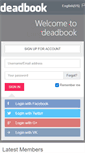 Mobile Screenshot of deadbook.org